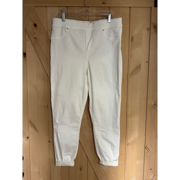 SPANX Cream Skinny Pants - Picture 1 of 14